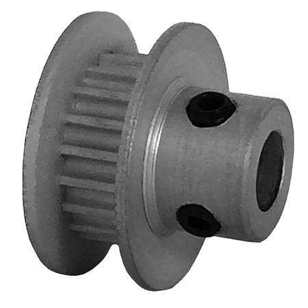 B&B Manufacturing 19-2P03-6FA2, Timing Pulley, Aluminum, Clear Anodized 19-2P03-6FA2